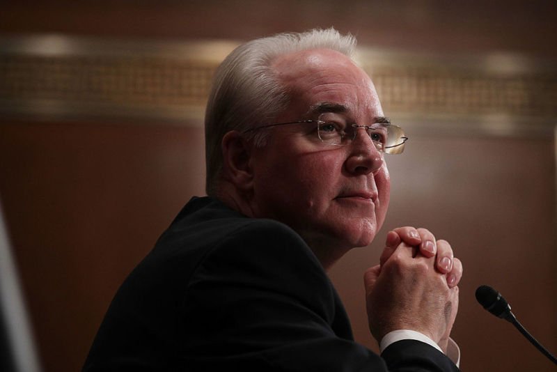 Tom Price, Senate, Hearing